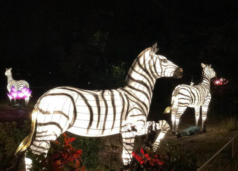 Pour les fêtes de fin d’année, des sculptures illumineront les nuits du Parc Bordelais