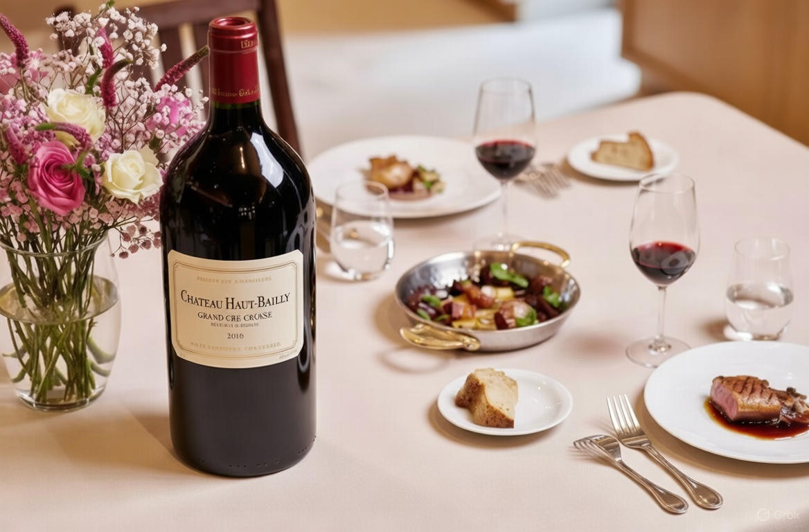 Les dîners éphémères du Château Haut-Bailly à Léognan : gastronomie et vins du domaine