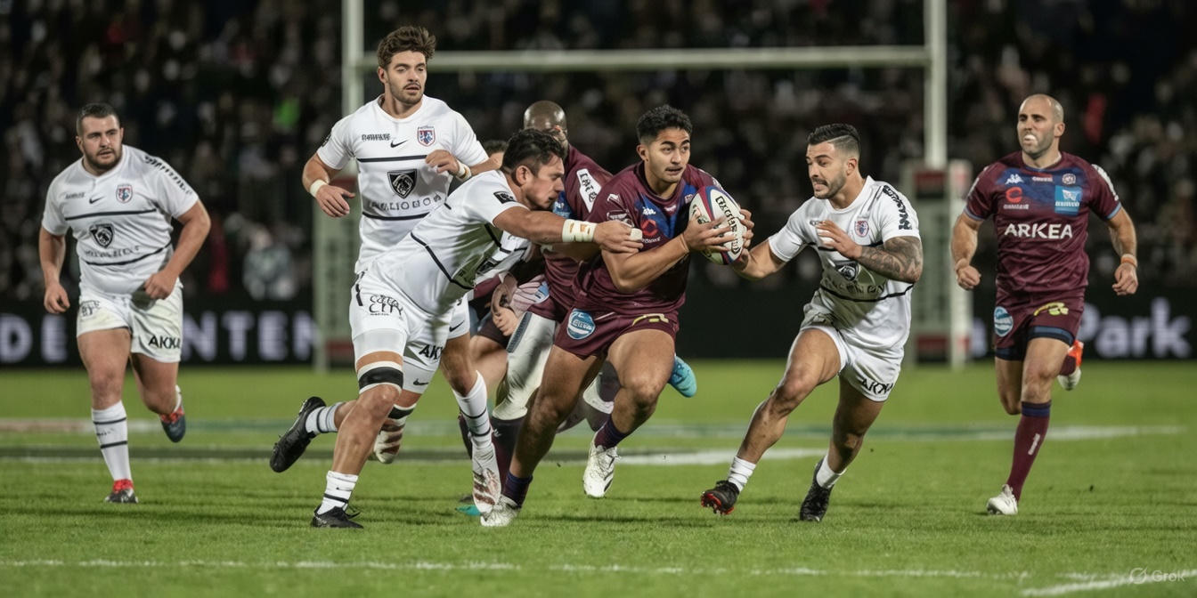 Match de rugby Top 14 UBB - Toulon à Bordeaux au Stade Chaban Delmas