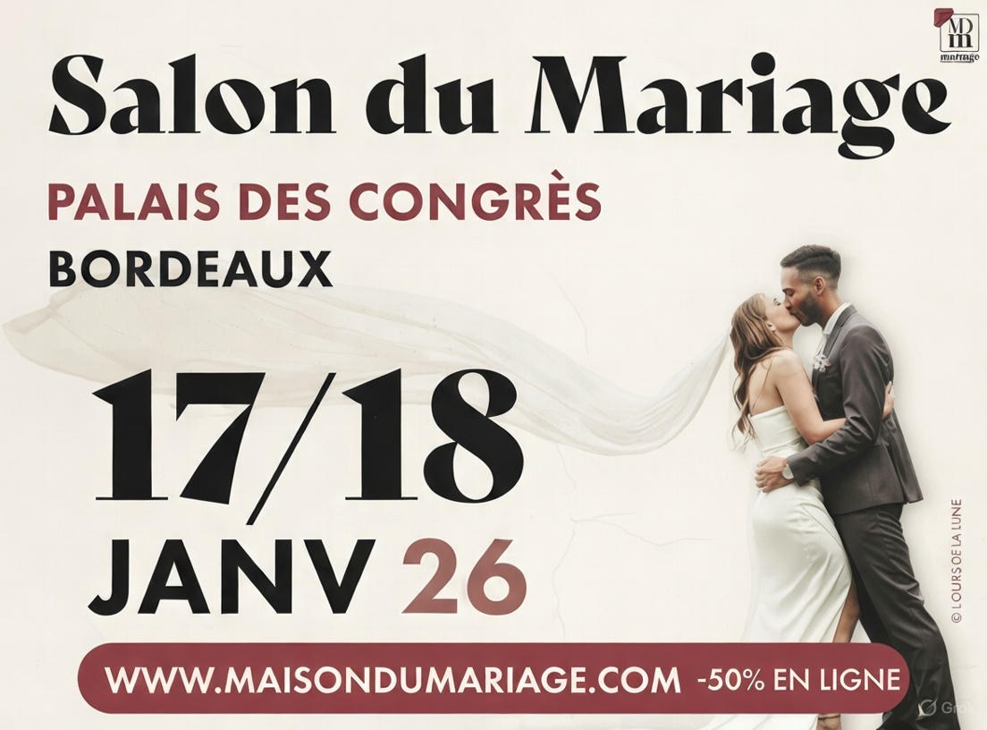 Salon du Mariage de Bordeaux 2026 - Palais des Congrès