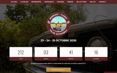 Bordeaux Classic 23, 24 et 25 octobre 2026