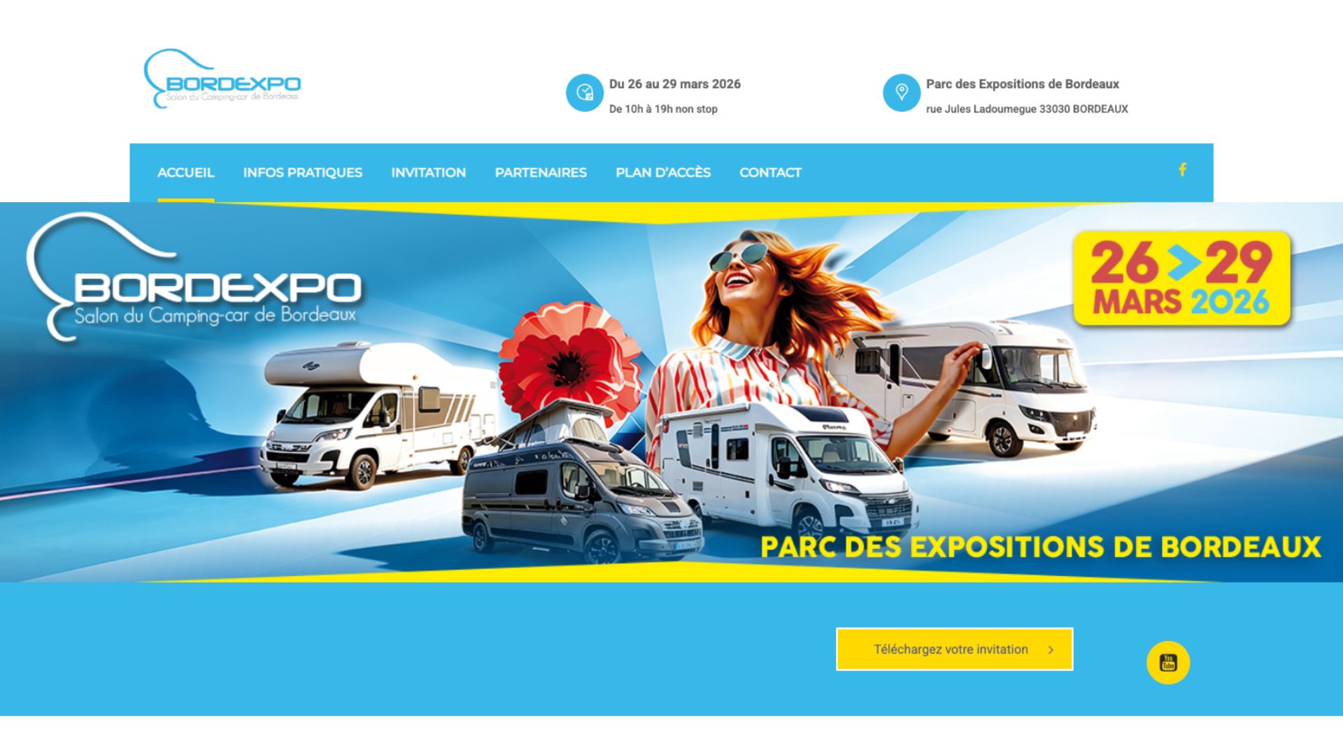 Bordexpo 2026 - Salon Camping-Car Van Fourgon Bordeaux