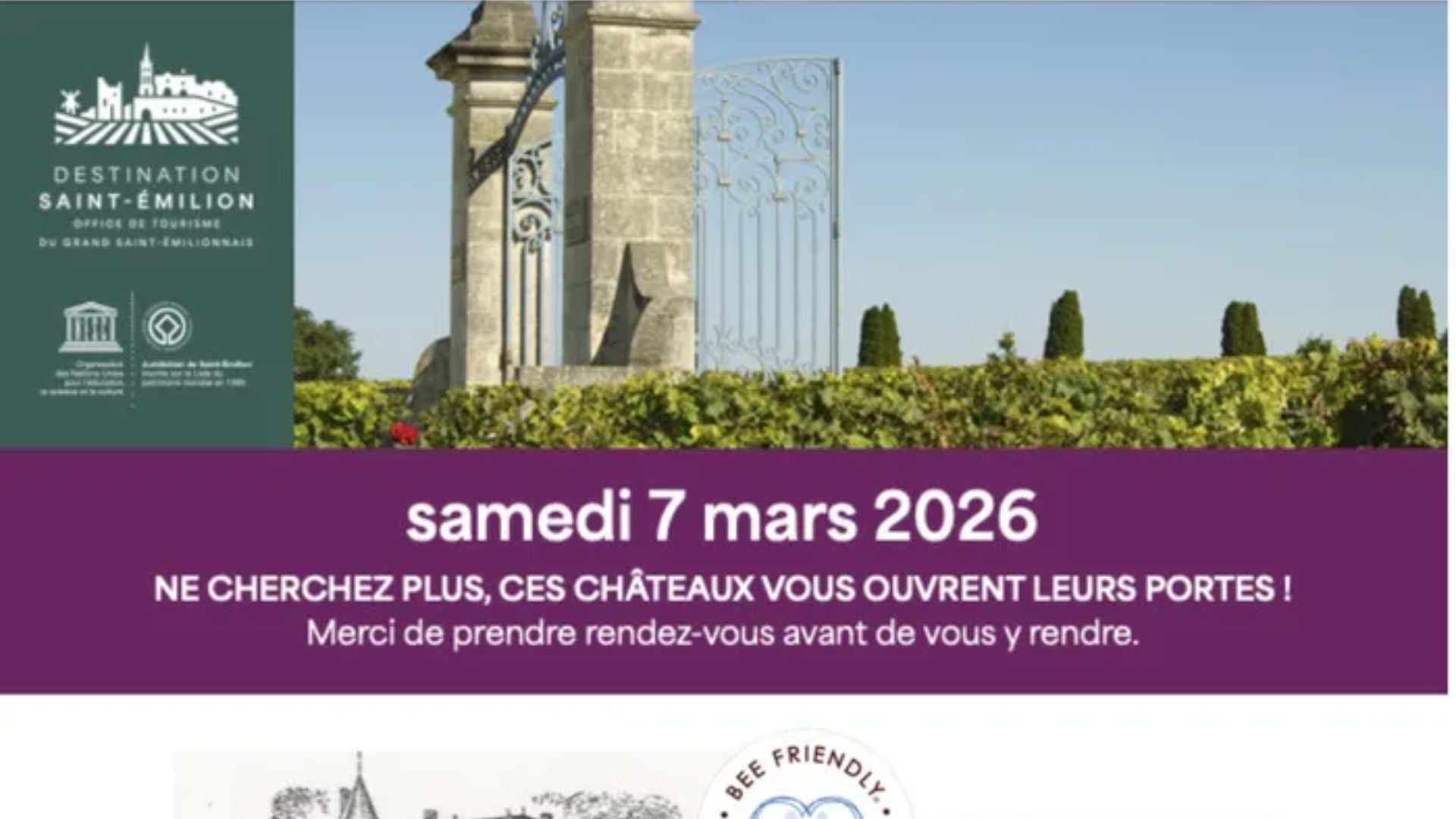Château du Jour Saint-Emilion - Visite gratuite au Château Gueyrosse