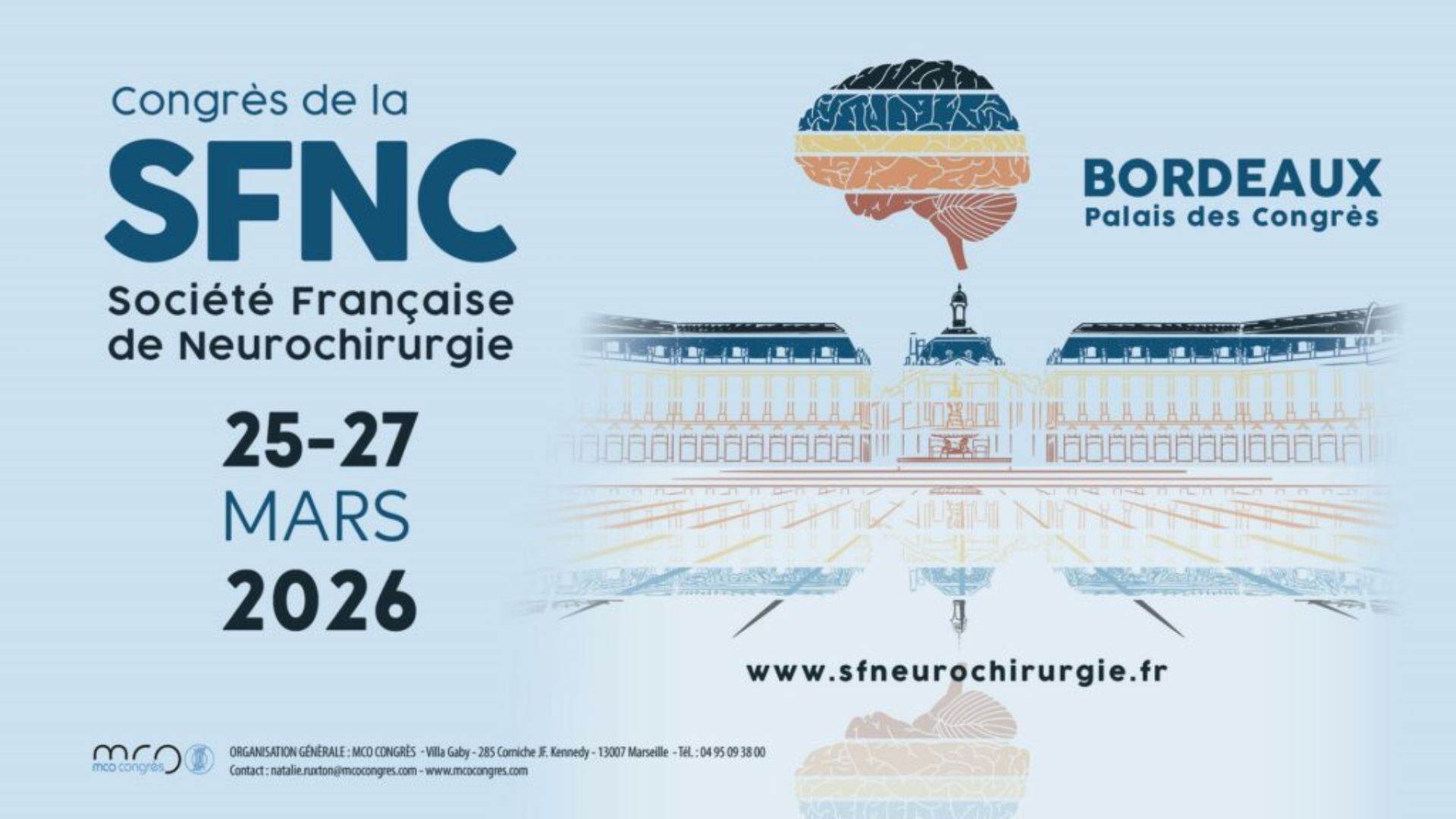 Congrès SFNC 2026 - Société Française de Neurochirurgie Bordeaux